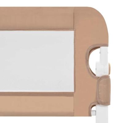 VidaXL Bedhekje peuter 150x42 cm polyester taupe