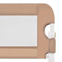 Bedhekje peuter 150x42 cm polyester taupe - thumbnail