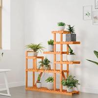 VidaXL Plantenstandaard 110x25x111 cm massief vurenhout - thumbnail