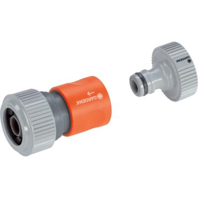 GARDENA aansluitset voor pompen 13 mm (1/2") slang slangstuk (grijs/oranje, 1750-20)