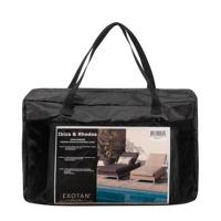 WOOOD Beschermhoes 'Rhodos' Ligbed, kleur Zwart - thumbnail