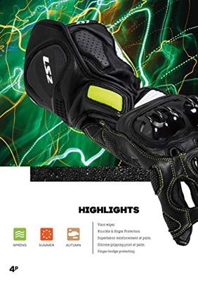 LS2 handschoenen "swift racing glove swift racing sw/ge xl