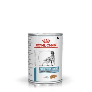 Royal Canin Veterinary Sensitivity Control eend met rijst natvoer hond (paté) 4 trays (48 x 410 g)