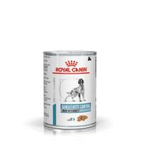 Royal Canin Veterinary Sensitivity Control eend met rijst natvoer hond (paté) 4 trays (48 x 410 g) - thumbnail