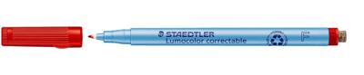 Staedtler Lumocolor uitwisbare pen, schrijfbreedte: 0,6 mm, rood