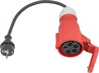 AS Schwabe 61371 Stroom Adapterkabel 16 A Zwart 0.3 m H07RN-F 3G 2,5 mm² - thumbnail