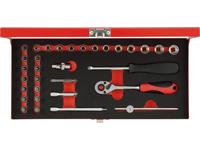 Gedore RED R49014033 3300001 Dopsleutelset Metrisch 1/4 - thumbnail