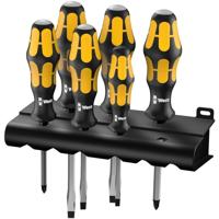 Wera 932/6 Schroevendraaierset 6-delig Plat, Kruiskop Phillips Werkplaats - thumbnail