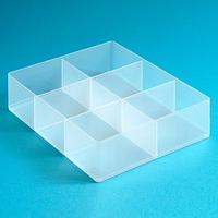 Really Useful Box, office divider met 6 vakjes, transparant - thumbnail