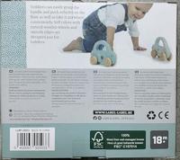 Label Label Kleine auto blauw - thumbnail