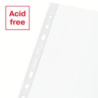 Esselte geperforeerde showtas, 100 % gerecycleerd, ft A5, 70 micron, doos van 100 stuks - thumbnail