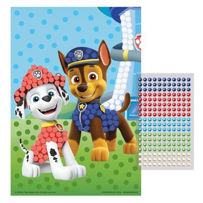 Moxy Paw Patrol bead art - A5 formaat