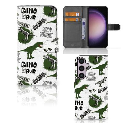 Telefoonhoesje | Met pasjeshouder | voor Samsung Galaxy S24 Plus Dinosaurus Telefoonhoesje | Met pasjeshouder | voor Samsung Galaxy S24 Plus Dinosaurus