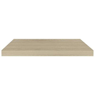 Wandschappen zwevend 4 st 60x23,5x3,8 cm MDF eikenkleurig Wandschappen zwevend 4 st 60x23,5x3,8 cm MDF eikenkleurig