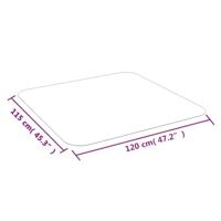 Vloermat voor laminaat of tapijt 120x115 cm PVC - thumbnail