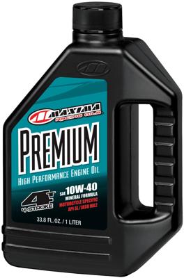 MAXIMA RACING OILS motorolie "premium 4t". motoroil 4t 10w-40 maxima 1l premium