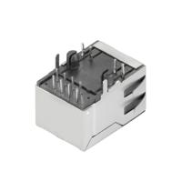 Weidmüller RJ45C5 R1D 3.2E4G/Y RL RJ45-aansluitstekker CAT 5 2562870000 Bus, inbouw horizontaal Aantal polen (sensoren) 12 Zilver, Zwart 200 stuk(s) - thumbnail