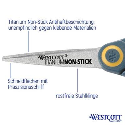 Westcott AC-E33650 Schaar Titanium 13cm Non-stick Westcott AC-E33650 Schaar Titanium 13cm Non-stick