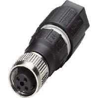 Phoenix Contact 1641772 Sensor/actuator connector, niet geassembleerd M12 Aantal polen (sensoren): 4 Bus, recht 1 stuk(s)
