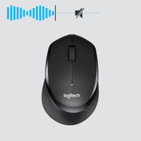 Logitech - M330 Mouse USB Optical Black Wireless - thumbnail