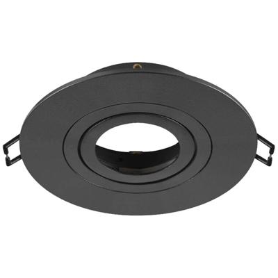 SLV InbouwringNew Tria 75 XL rond zwart - zonder fitting - 1007631