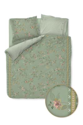 Pip Studio Pip Studio Dekbedovertrek Kili Flower - Groen 140x200/220 cm