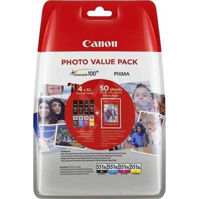 Canon Foto Valuepack CLI-551XL inkt