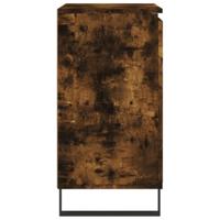 Dressoir 60x35x70 cm bewerkt hout gerookt eikenkleurig - thumbnail