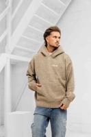 Equalité Fluffy Knit Hoodie Heren Beige - Maat XS - Kleur: BeigeWit | Soccerfanshop - thumbnail