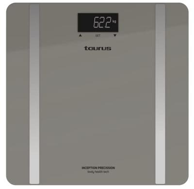 Digitale Personenweegschaal Taurus INCEPTION Grijs 180 kg