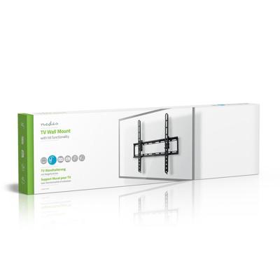 Nedis Kantelbare TV-Muurbeugel | 23-55 " | 35 kg | 12 ° | 38 mm | 1 stuks - TVWM1131BK TVWM1131BK