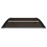 Deurluifel 80x100 cm polycarbonaat zwart - thumbnail