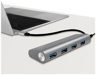 LogiLink UA0309 USB 3.0 hub (3.1 Gen 1) Type-C 5000Mbit/s Grijs 4 poorten LogiLink UA0309 USB 3.0 hub (3.1 Gen 1) Type-C 5000Mbit/s Grijs 4 poorten