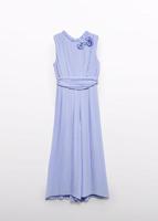 Abel & Lula Zomer jumpsuit geplooid meisjes - lilac paars - thumbnail