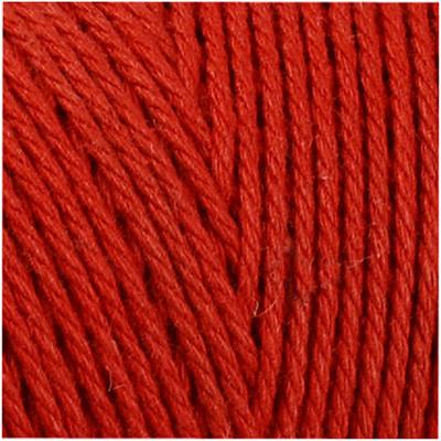 Creativ Company Macramé koord, l: 315 m, dikte 1 mm, dunne kwaliteit 12/12, rood, 220 gr/ 1 bol