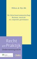 De structuurvennootschap - W.W. Nijs Bik - Paperback (9789013120974) - thumbnail