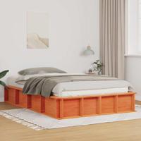 Bedframe Wasbruin 210 x 118 x 30 cm Massief grenenhout - thumbnail