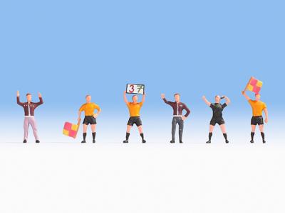 NOCH 15989 H0 Scheidsrechter en trainer figuren Geverfd, Staand