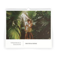 Verjaardagskalender maken - Liggend - thumbnail