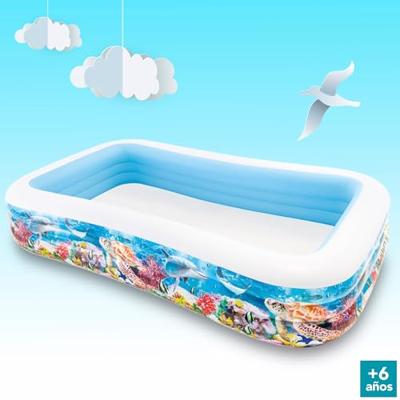 Sealife Opblaaszwembad - 305x182 cm - Intex