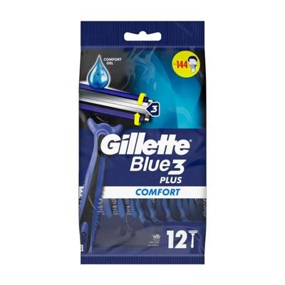 Gillette Gillette Blue3 Comfort Wegwerp Scheermesjes Voor Mannen - 12 stuks