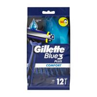 Gillette Gillette Blue3 Comfort Wegwerp Scheermesjes Voor Mannen - 12 stuks - thumbnail