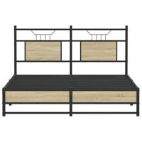 Bedframe zonder matras hout sonoma eikenkleurig 140x190 cm - thumbnail