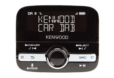 Kenwood KTC-500DAB autoradio Zwart Bluetooth