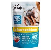 FRENDI Stukjes in saus met kip - nat kattenvoer - 100 g - thumbnail