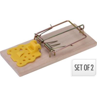 Pro Garden Muizenvallen 2 Stuks Hout/Kunststof