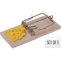 Pro Garden Muizenvallen 2 Stuks Hout/Kunststof - thumbnail