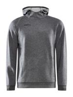 Craft 1910623 Core Soul Hood Sweatshirt M - Dark Grey Melange - S - thumbnail