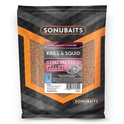 Sonubaits Stiki Method Pellets 2mm Krill & Squid 650gr