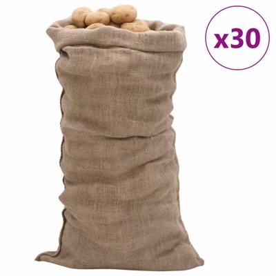 Jutezakken 30 stuks 220 g/m 65x135 cm 100% jute Jutezakken 30 stuks 220 g/m 65x135 cm 100% jute